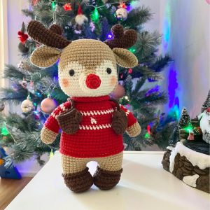 Rudolph in red jumper