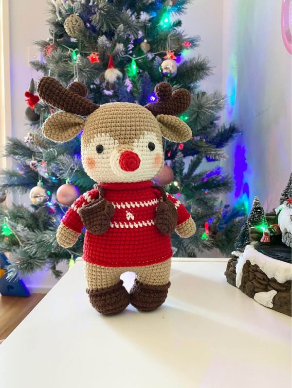 Rudolph in red jumper