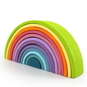Large Macaron Rainbow Stacker Toy